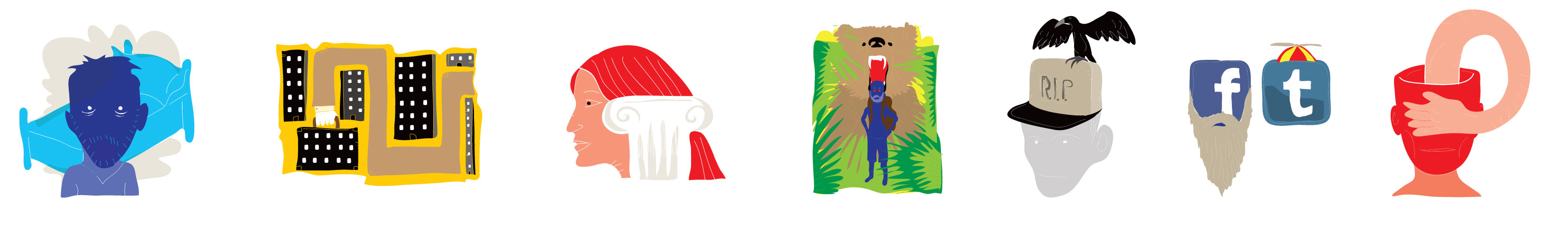 Beady Eyes
      Illustration magazine editorial illustration